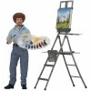 NECA Bob Ross Action Figure From The Joy Of Painting Action Figures