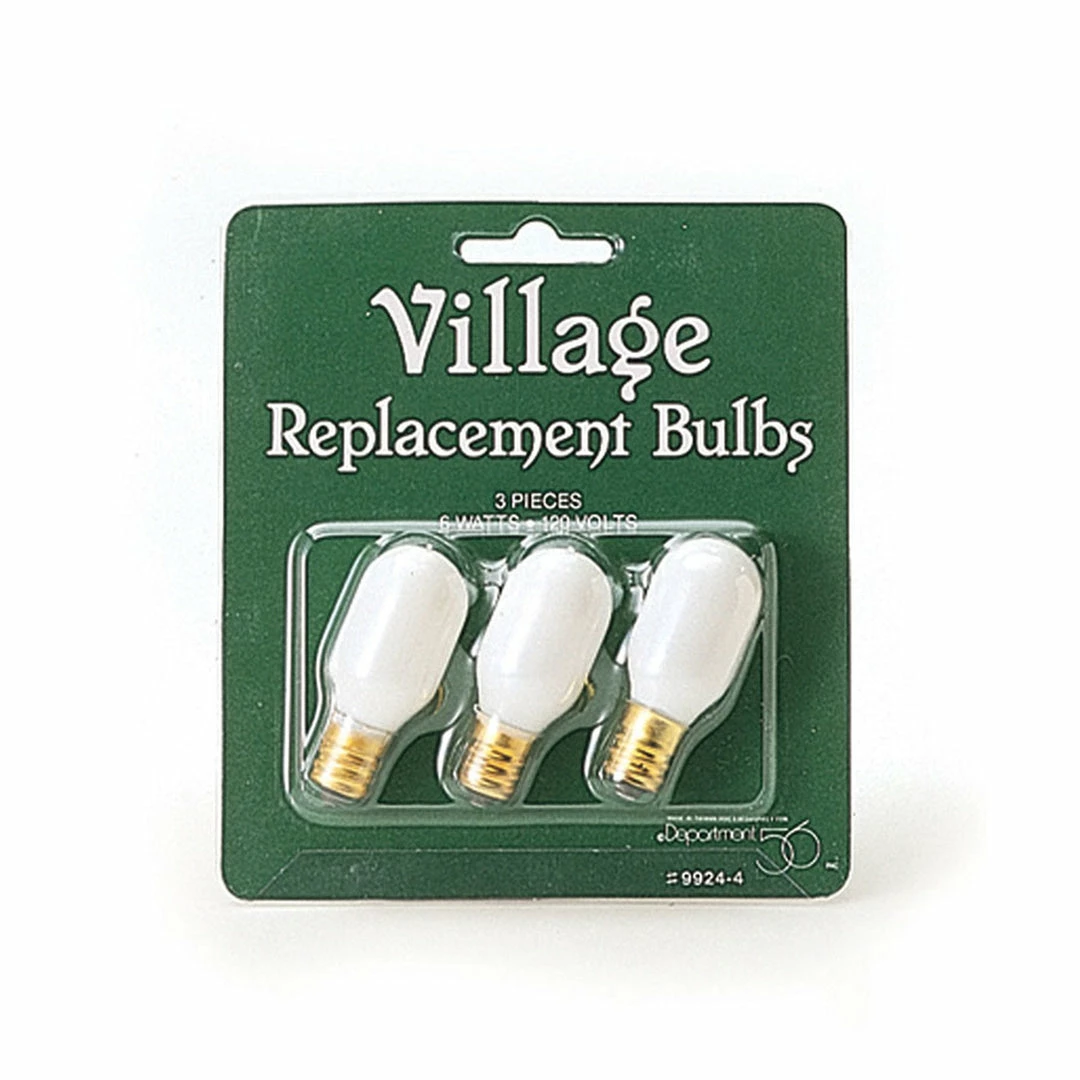 Replacement Light Bulb 3/Pk From Department 56 3 Replacement Light Bulb 3/Pk From Department 56