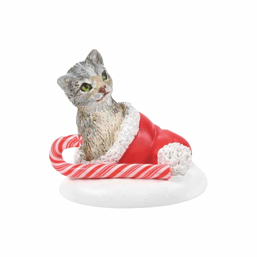 Department 56 Candy Cane Kitten Surprise From Dept 56 Snow Village 3 Department 56 Candy Cane Kitten Surprise From Dept 56 Snow Village