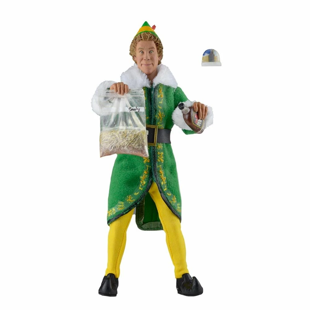 Neca Action Figures Buddy The Elf 8" Clothed Figure From Elf The Movie 3 Neca Action Figures Buddy The Elf 8" Clothed Figure From Elf The Movie
