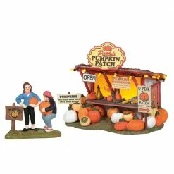 Christmas Vacation Collectibles Sales 26 Department 56 *RETIRED* Patty's Pumpkin Patch From Dept 56 Halloween Snow Village
