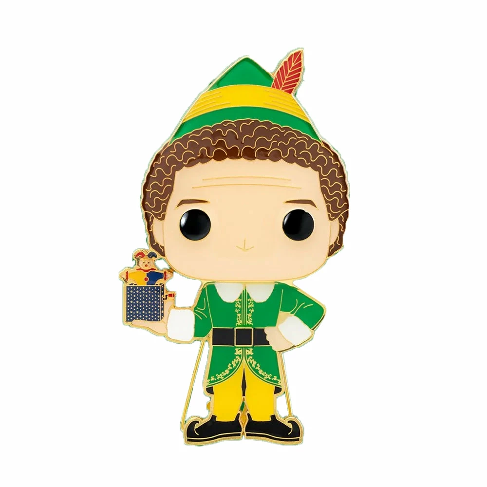 Funko Pop! Pin Buddy The Elf From Elf The Movie Apparel 3 Funko Pop! Pin Buddy The Elf From Elf The Movie Apparel