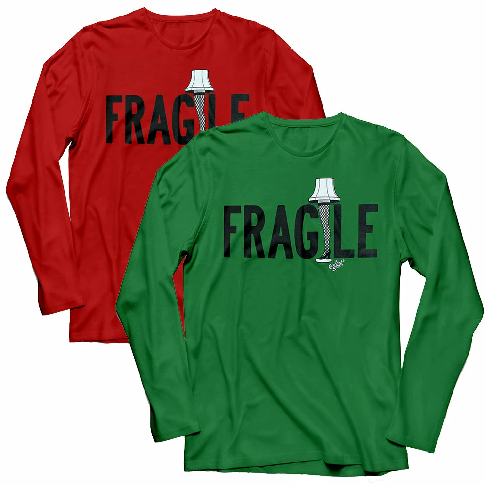 A Christmas Story House Fragile LONG SLEEVE Tee From A Christmas Story Apparel 3 A Christmas Story House Fragile LONG SLEEVE Tee From A Christmas Story Apparel