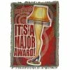 A Christmas Story House Leg Lamp Tapestry Throw From A Christmas Story