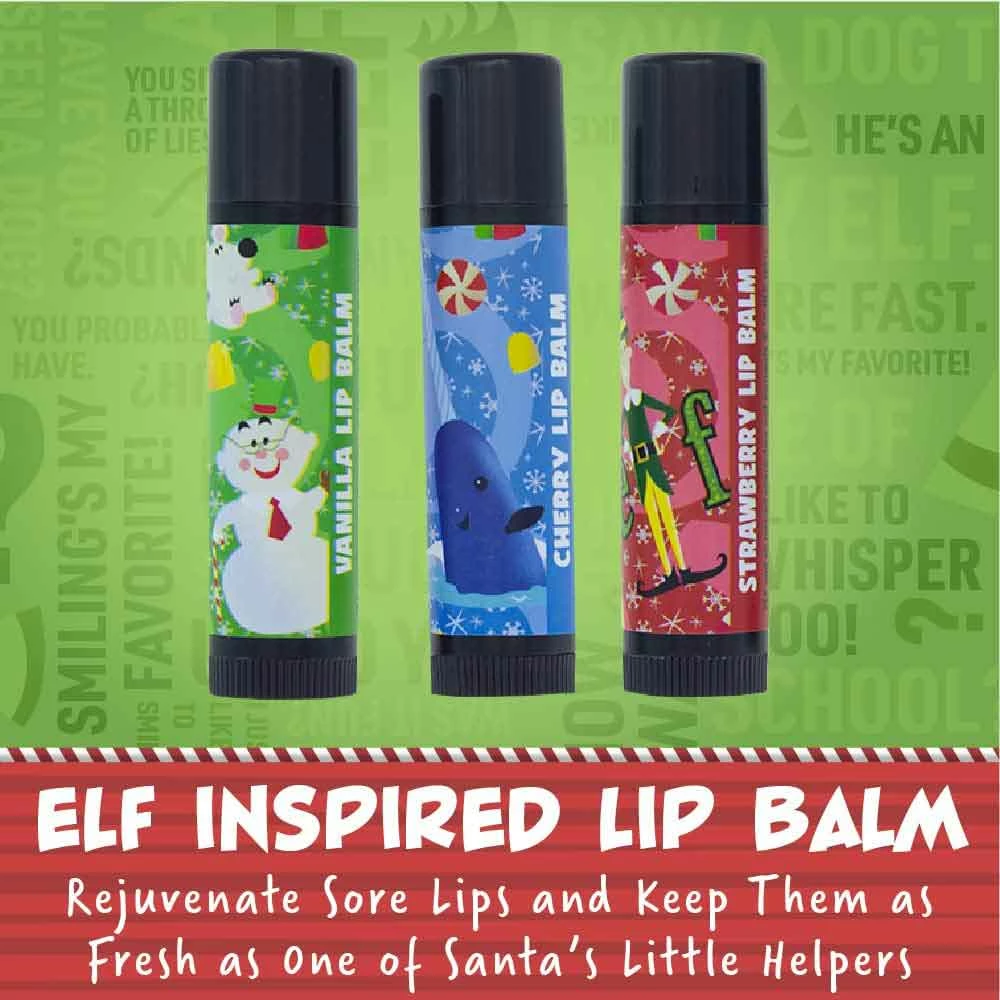 Paladone Hats And Accessories Elf The Movie Lip Balm 4 Paladone Hats And Accessories Elf The Movie Lip Balm